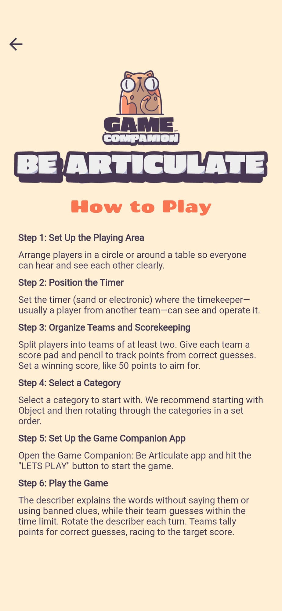 how to play